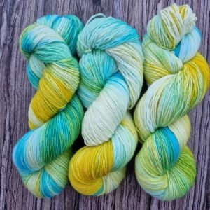 New Shoots; 100g hand-dyed merino/nylon sock yarn